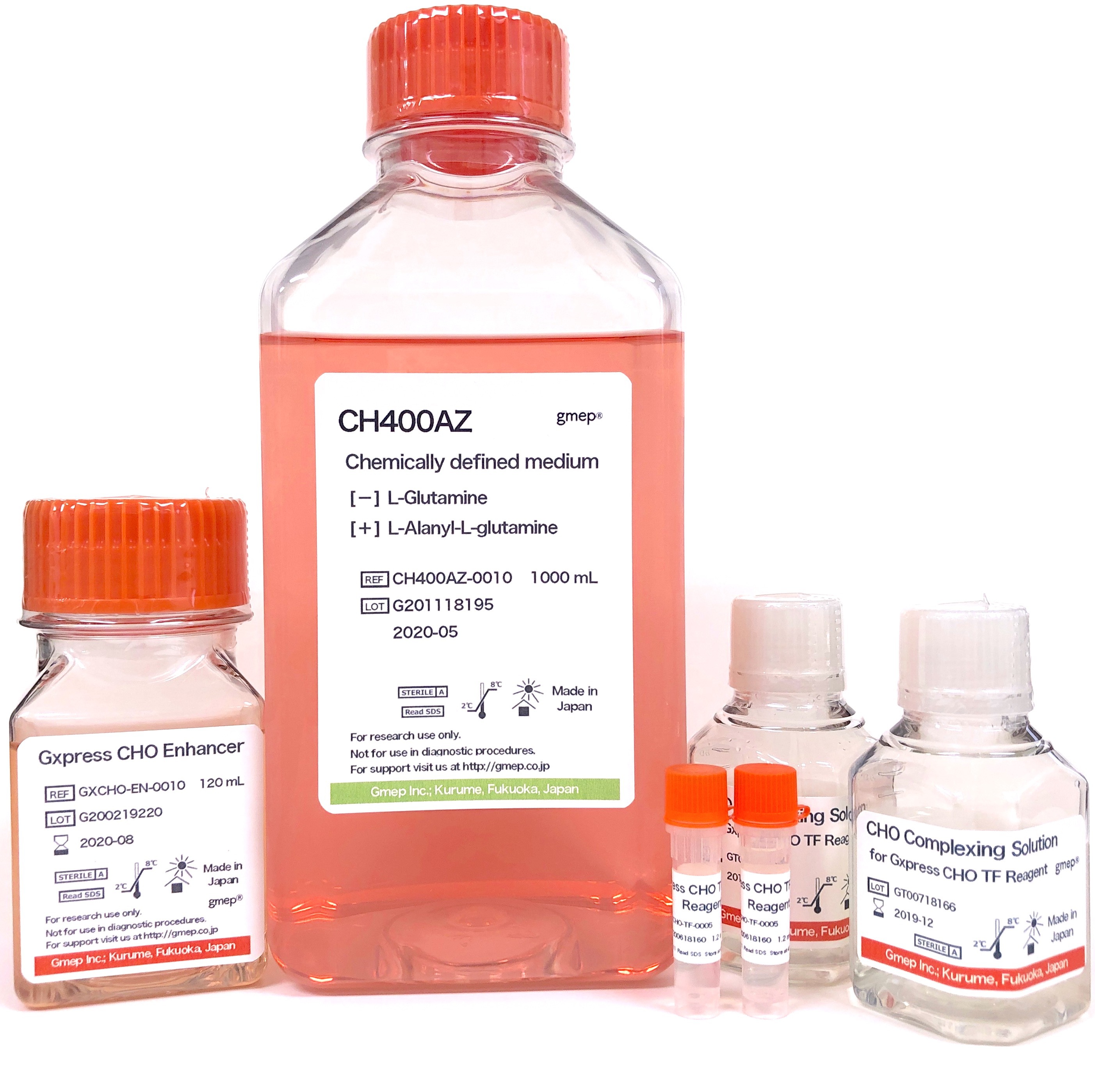 CHO transfection chemically defined serum free medium